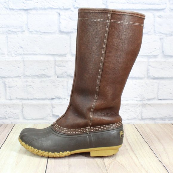 side zip duck boots